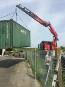 manutention levage container